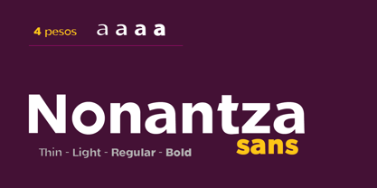 Nonantza Sans Font Poster 4