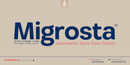 Migrosta JM Font Poster 1