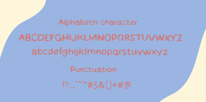 Little Poeny Font Poster 5