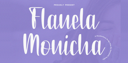 Flanela Monicha Font Poster 1