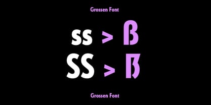 MC Grossen Font Poster 3