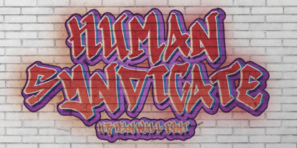 Human Syndicate Font Poster 1