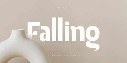 Falling Style Font Poster 1