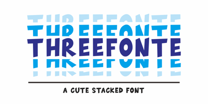 Threefonte Font Poster 1