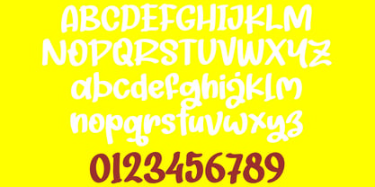 Playful Yellow Font Poster 6