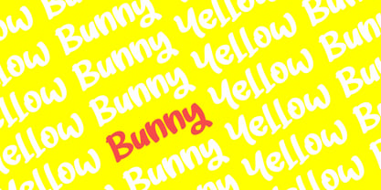 Playful Yellow Font Poster 3