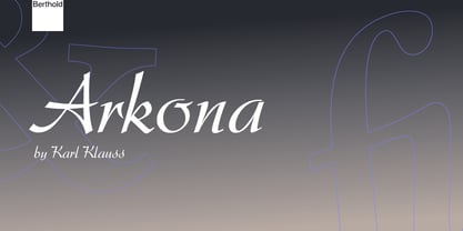 Arkona Font Poster 1