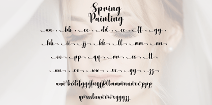 Spring Painting Font Poster 7