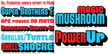 PowerUp Font Poster 4