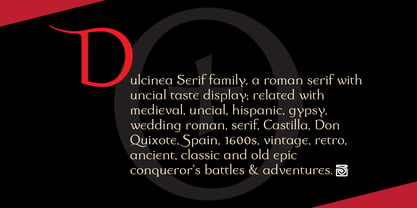 Dulcinea Serif Font Poster 11
