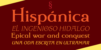 Dulcinea Serif Font Poster 3