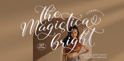 The Magistica Bright Font Poster 1