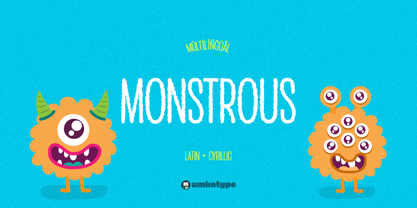 Monstrous Font Poster 10