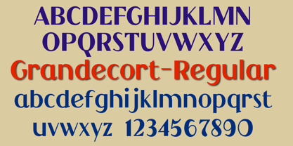 Grandecort Font Poster 5