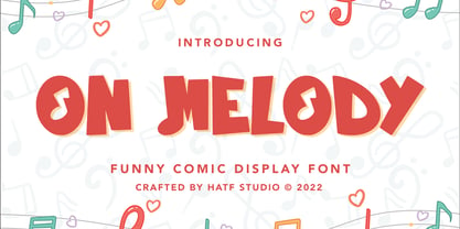 On Melody Font Poster 1