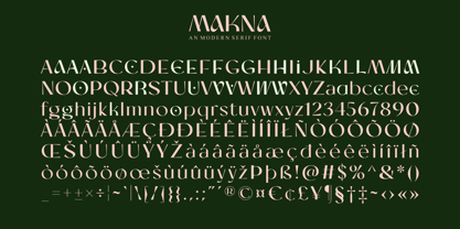 Makna Font Poster 7