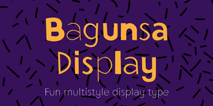 Bagunsa Display Font Poster 1