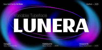 Lunera Font Poster 1