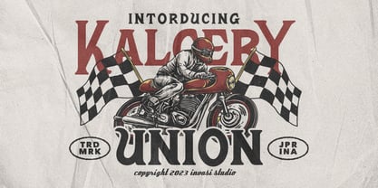 Kalcery Union Font Poster 1