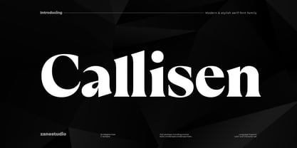 Callisen Font Poster 1