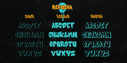 Rekuzha Font Poster 2