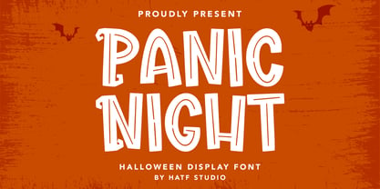 Panic Night Font Poster 1