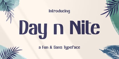 Day N Nite Font Poster 1
