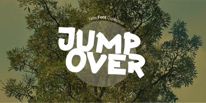 Jump Over Font Poster 1