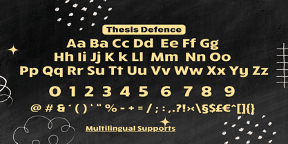 Thesis Defense Font Poster 7