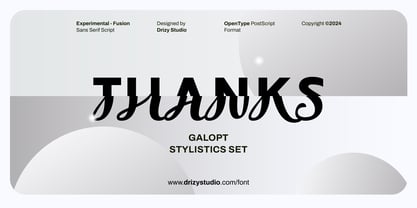 Galopt Font Poster 10