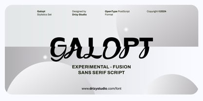 Galopt Font Poster 1