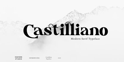 Castilliano Font Poster 1