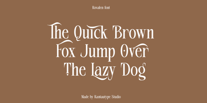 Rovalen Font Poster 10