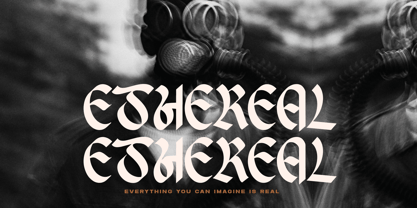 Warfake Font Poster 4