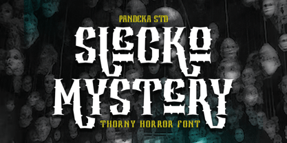 Slecko Mystery Font Poster 1