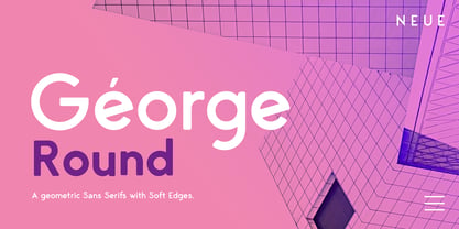 Neue George Rounded Font Poster 1