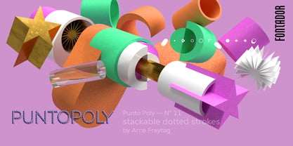 Punto Poly Font Poster 1