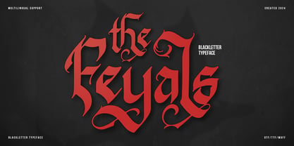 The Feyals Font Poster 1