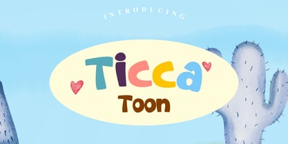 Ticca Toon Font Poster 1