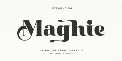 Maghie Font Poster 1
