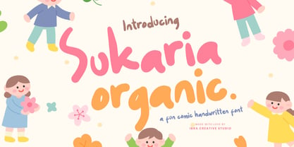 Sukaria Organic Font Poster 1