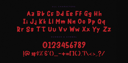 Zombie Corpse Font Poster 4