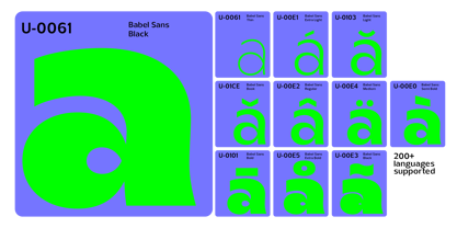 Babel Sans Font Poster 6