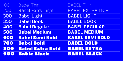 Babel Sans Font Poster 3