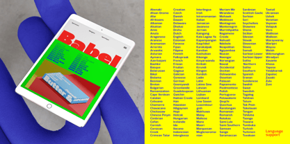 Babel Sans Font Poster 10