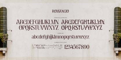 Romancio Font Poster 6