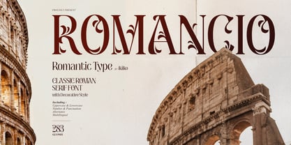 Romancio Font Poster 1