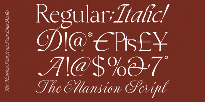 The Marten Mansion Font Poster 13