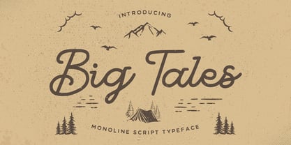 Big Tales Font Poster 1