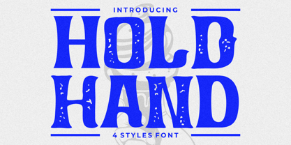 Hold Hand Font Poster 1